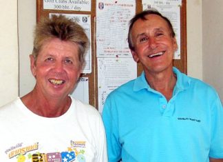 Gerd Riedler (left) with Doug Maiko.