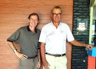 Jonathan Pratt (left) with Willem Lasonder.