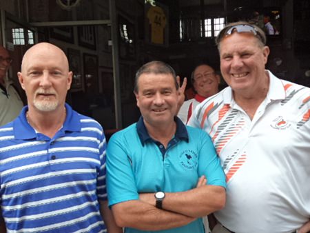 (L to R) Hugh Knox, Gary Jones and Craig Duncan.