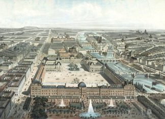 The Tuileries Palace, Paris c. 1778.