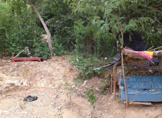 Pratamnak Hill becoming Pattaya’s ‘lover’s lane’ An abandoned hut with a sofa was seen on Pratamnak Hill. According to the residents, the hut is also used as a short time place for sex tourists.
