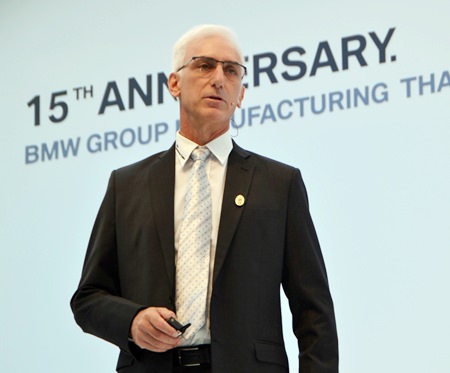 Jeffrey Gaudiano, Managing Director of BMW Group Manufacturing Thailand said, “This is a truly historic moment ...”