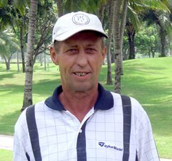 Parker bags the loot at Treasure Hill Geoff Parker.