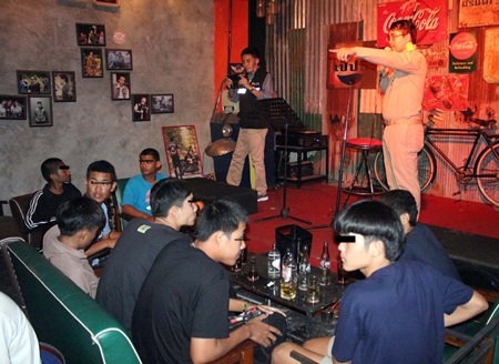 Police raid the Jerajat Club, also known as the Outlaw Pub, in central Pattaya to find several underage drinkers and drug use.
