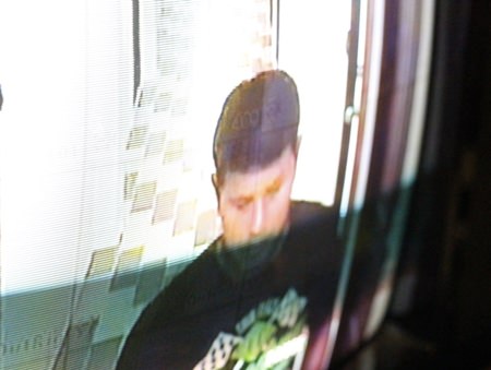 Police will use the CCTV footage to try and catch a thief who made off with the receptionist’s phone.