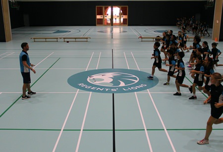 Regents International School Pattaya is opening the school’s sports hall.