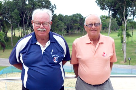 Jan Lovgreen (right) with Dave Richardson.