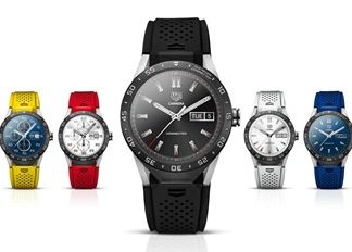 This undated image provided by Google shows the Tag Heuer Connected luxury watch. Tag Heuer has partnered with Intel and Google to produce the computerized wristwatch billed as the “world’s smartest luxury watch.” (Google via AP)