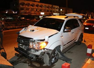 One man died and a woman was hurt when they were hit by this vehicle whilst trying to cross the road.