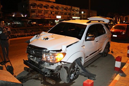 One man died and a woman was hurt when they were hit by this vehicle whilst trying to cross the road.