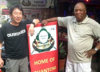 Larry Gibb (left) with Ed Wyckoff.