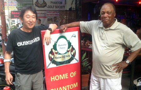 Larry Gibb (left) with Ed Wyckoff.