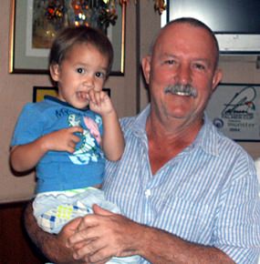 Sunday winner Jim Bell with Archie.