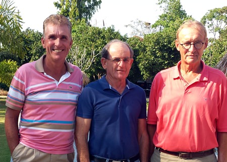Paddy Devereux (centre) with Neil Harvey (left) & Willem Lasonder.