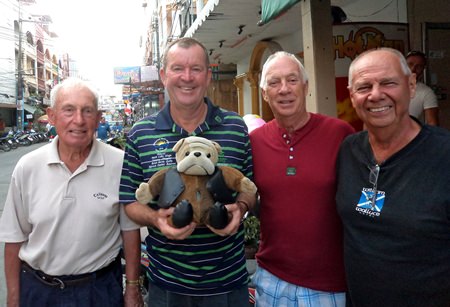 (L to R) Don Richardson, Kev Waycott, Pierre Cere & Alex Field.