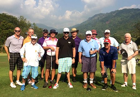 Ready for golf on day two at Royal Hills.