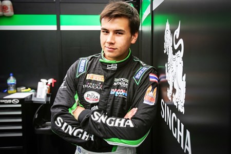 Thai racing driver Sandy Kraokaew Stuvik.