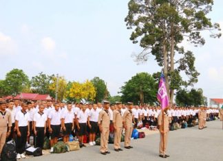 919 conscripts enter Naval Rating School