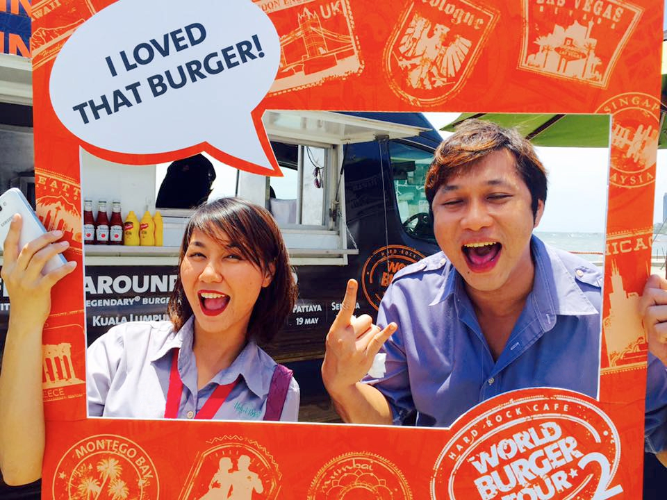 Hard Rock World Burger Truck come to Pattaya