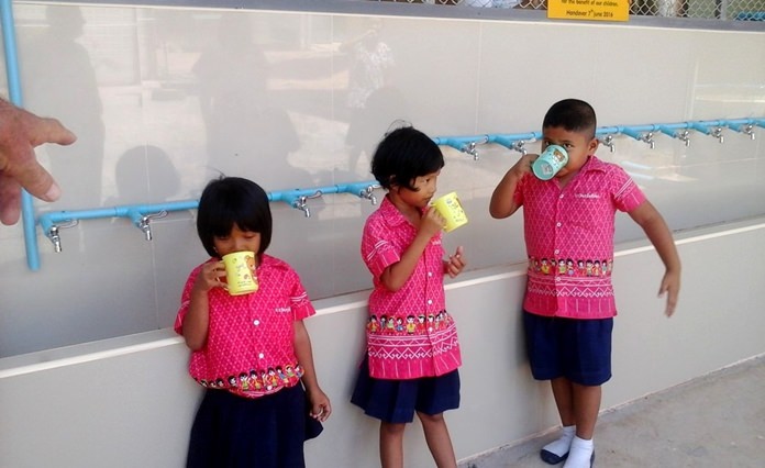 This water sure tastes good.