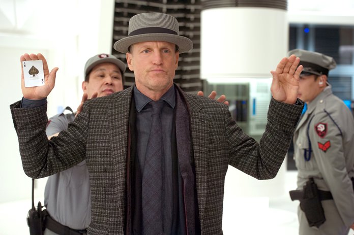 In this image released by Summit Entertainment, Woody Harrelson appears in a scene from, “Now You See Me 2.” (Jay Maidment/Summit Entertainment vis AP)