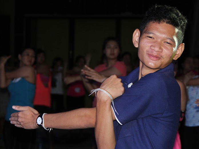 The teenagers with special needs were exhausted, but happy, by the end of the class.