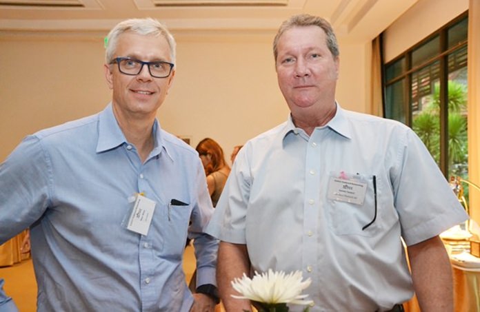 Karsten Deckert from Leschaco (Thailand) Ltd. and Peter Weiss from Suretank.
