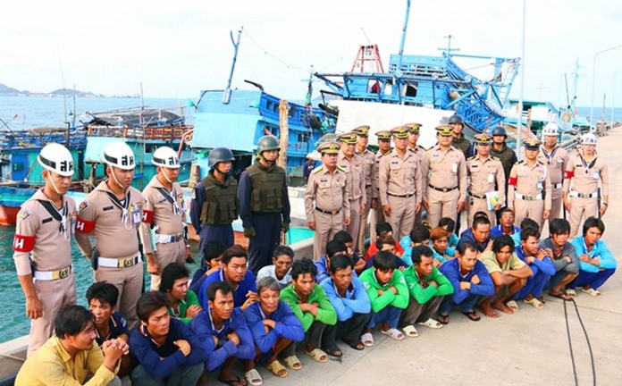 The Royal Thai Navy seized two more Vietnamese fishing boats and arrested 30 crewmen for illegally working in Thai waters.