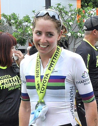 Amelia Watkinson of New Zealand won the women’s race and set the third fastest overall time.
