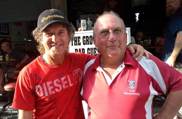 Sal Brizzi (left) with Gerri Crilly.