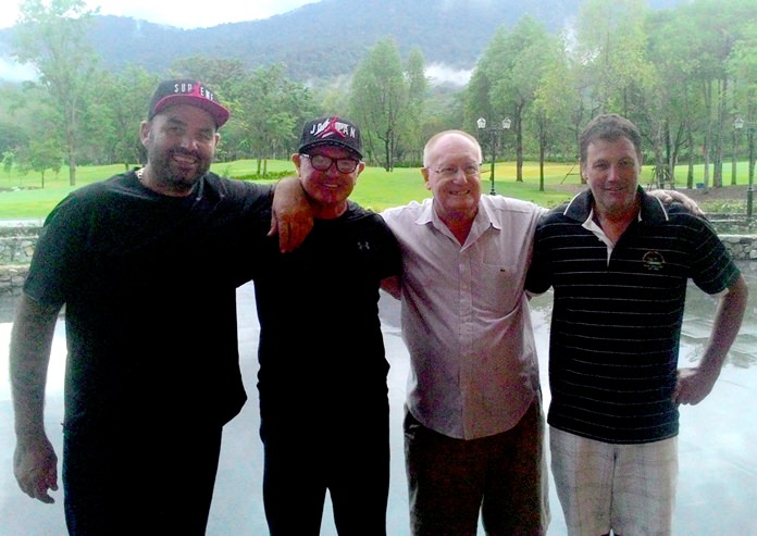 Classroom golfers enjoy the 3-day break at Soidao Highlands.
