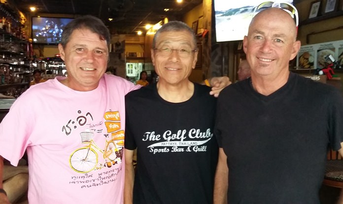 Mark Wood, Masao Ishikawa and Capt. Phil.