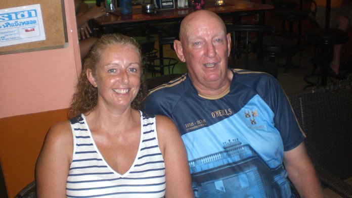 Birthday Boy Seamus Farrell with daughter Avril.