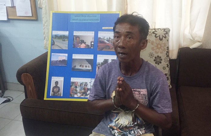 Manop Boothcharoen has been arrested for allegedly burglarizing cars in East Pattaya.