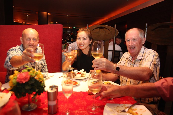 Wine connoisseurs enjoying the Amari Wine Experience.