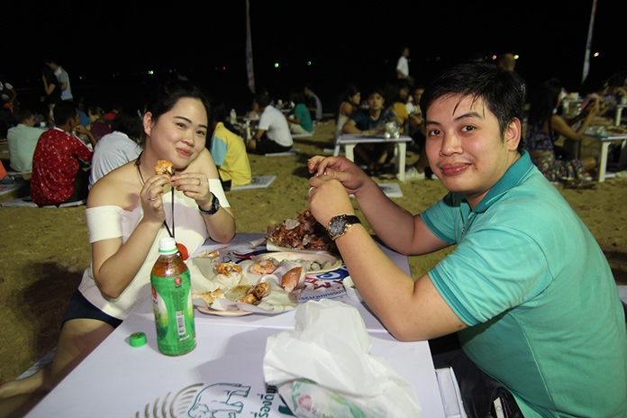 Florensky and Louis Petra from Indonesia said they had eaten at many seafood restaurants and they loved what they found in Pattaya on their first trip to the city.