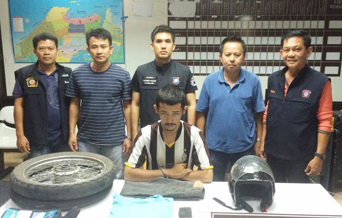 Thanyawit Sumlee has been arrested for allegedly snatching a bag of cash and valuables from a South Korean tourist.