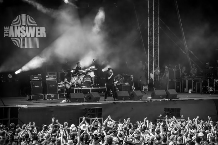The Answer took over the Classic Rock Stage mid afternoon.