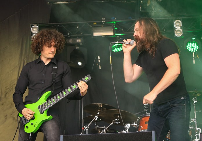 Headspace’s Pete Rinaldi and Damian Wilson in full flight.