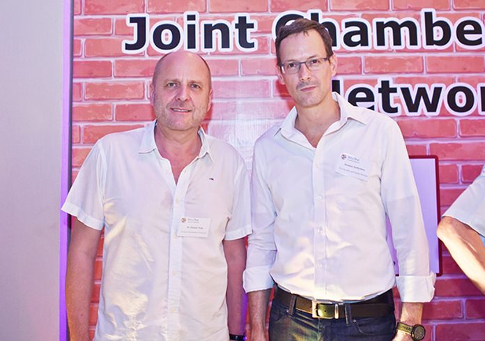 Dr. Roland Wein, executive director at GTCC, and Matthias Hoffrichter, business development director at Property Care Services Thailand.