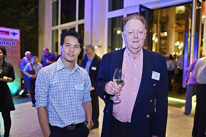 Pasit Foobunma, director and web master, and Allan Riddell, consultant to the board at SATCC.