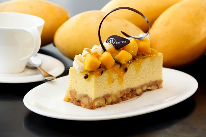 Delicious mango desserts at Hilton Pattaya.