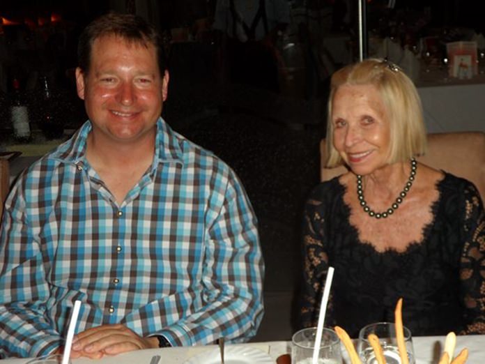 Volker’s wife Monika and son Nicolai.