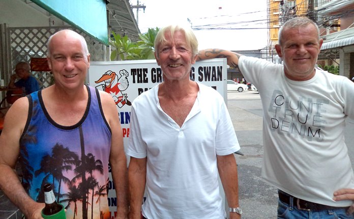 (L to R) John Edwards, Patrick Poussier & Freddy Starbeck.