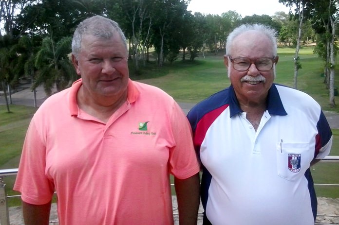 Ronnie Ratte (left) with Dave Richardson.