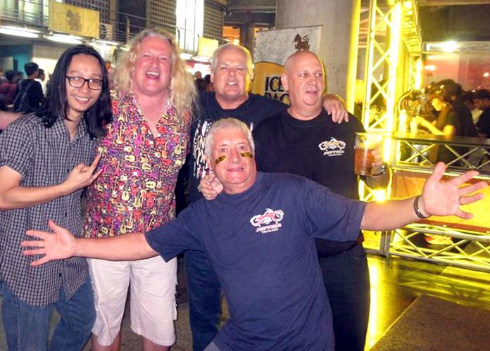 Mott the Dog and his pack of Pattaya rockers enjoy the Queen concert in Bangkok.