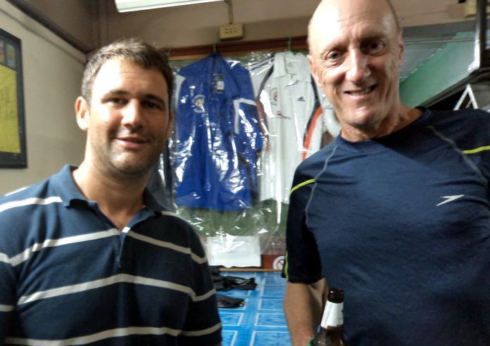 Bill Steinmann (right) with Andy Zwart.