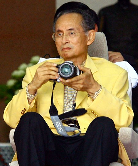 His Majesty the King was a lifelong keen photographer, receiving his first camera at the age of 8 as a gift from his mother. (AP Photo/Wason Wanichakorn)
