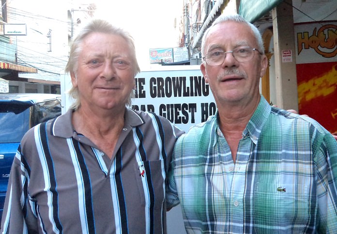 Keith Buchanan (left) with Cavin Kenyon.