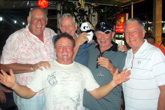 (L to R) Don Mumford with Paul Smith, Don Head, Bob Poole and Richard Bannister.